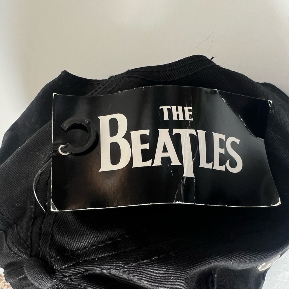 The Beatles Embroidered Drum Black White Baseball Classic Rock Hat Cap - Picture 13 of 13